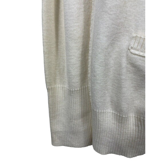 Aeropostale Ivory Grey Trim Button Up Tunic Long Cardigan XL NWT Academia - Picture 8 of 14